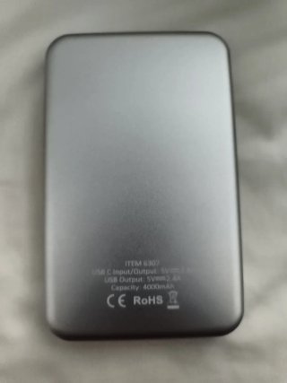 Cargador Solar 4000 mAh Aluminio