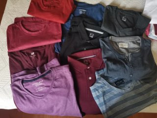 Lote 18 camisetas hombre