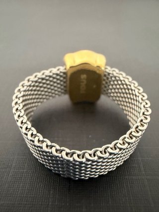 Conjunto Tous Anillo y Pendientes Oso Dorado