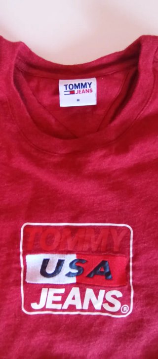 Camiseta Tommy Jeans Roja Talla M