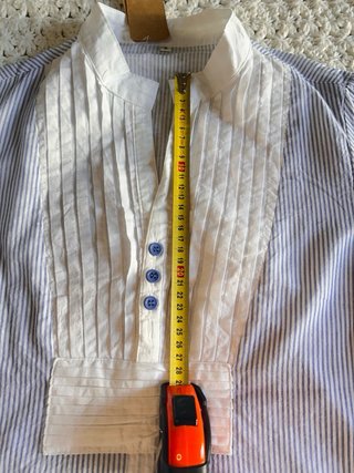 Camisa náutica rayas azules y blancas
