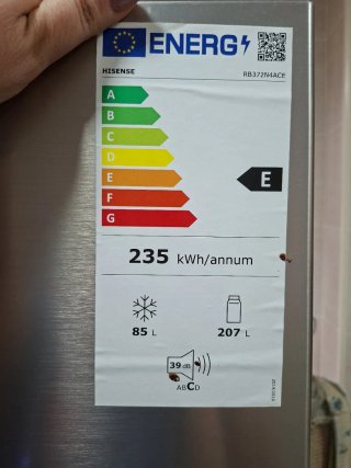 Frigorífico Hisense Total No Frost Inox