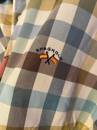 Camisa Spagnolo Talla 3XL Cuadros Multicolor