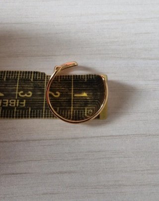 Anello lettera P oro acciaio inox
