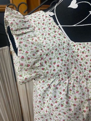 Bata estampado fresitas