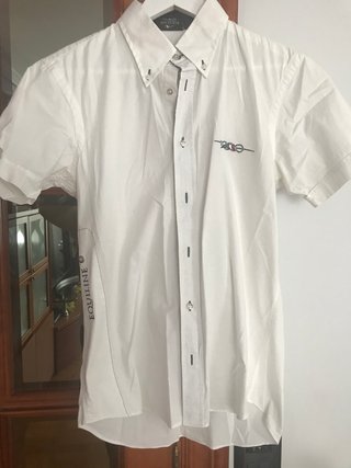 Camisa blanca manga corta Equiline Talla M