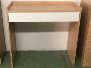 Escritorio Madera Cajón Blanco Moderno