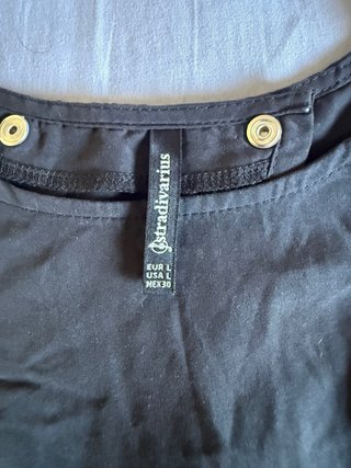 Camisa negra manga larga