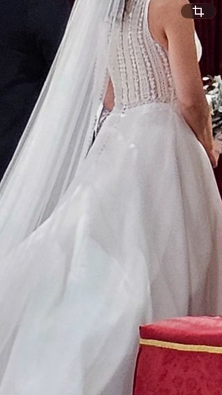 Vestido de Novia Rosa Clará Talla S Mod. Ander