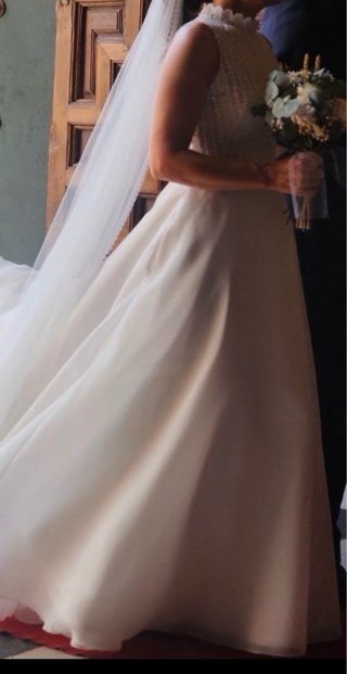 Vestido de Novia Rosa Clará Talla S Mod. Ander