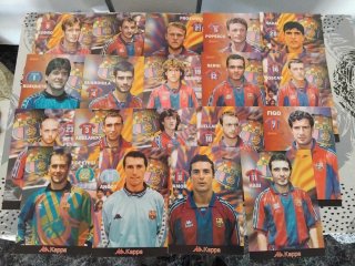 Lote cartas fútbol variadas