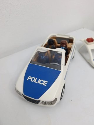 Coche Policía Playmobil con figuras