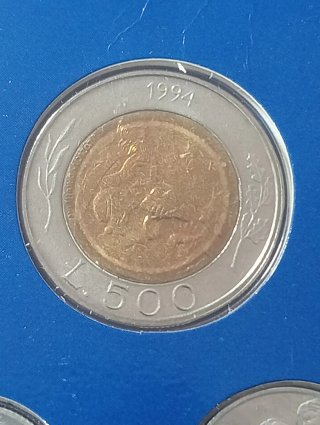 Divisionale San Marino 1994 senza argento