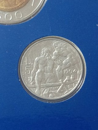 Divisionale San Marino 1994 senza argento