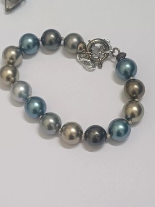 Set Collana Bracciale Orecchini Argento 925