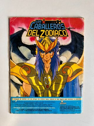 2 Álbumes Caballeros del Zodiaco Panini
