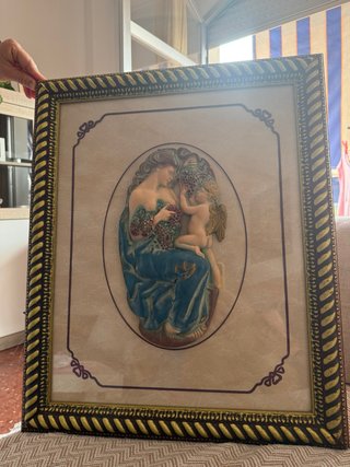 Cuadro decorativo mujer y niño