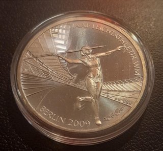 Germania 10€ 2009 Atletica Leggera Argento