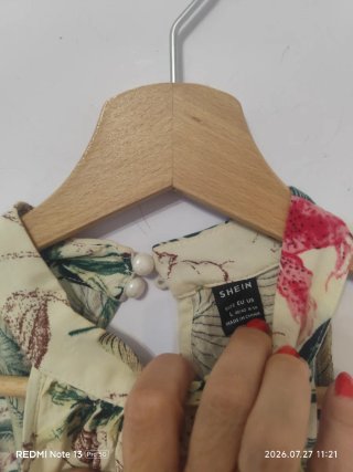 Vestido largo estampado floral