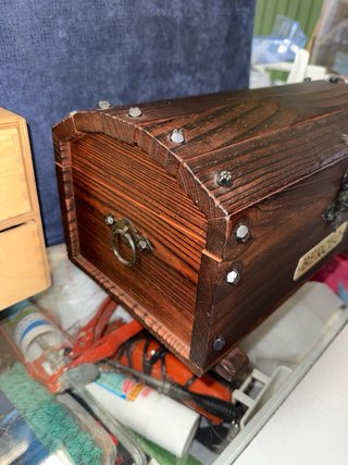 Baúl Vintage Berceo Madera y Metal