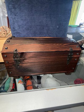 Baúl Vintage Berceo Madera y Metal
