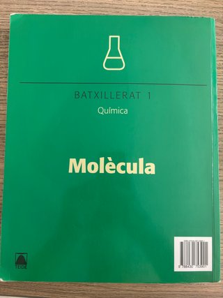 Química, 1 Batxillerat molécula