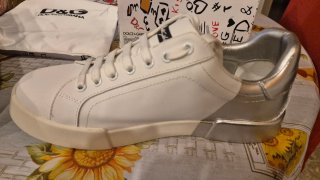 Scarpe Dolce & Gabbana Pelle Graffiti Logo