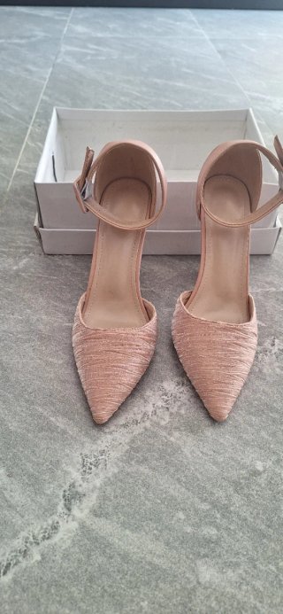 Zapatos de fiesta rosa palo