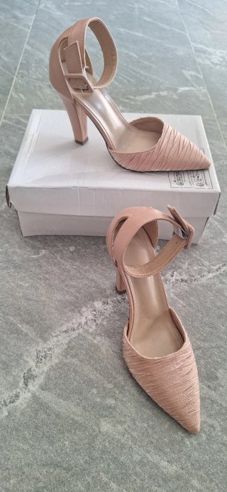 Zapatos de fiesta rosa palo