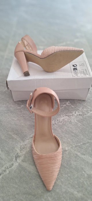 Zapatos de fiesta rosa palo