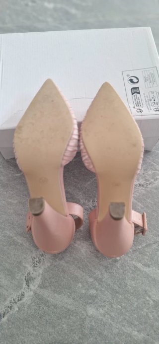 Zapatos de fiesta rosa palo