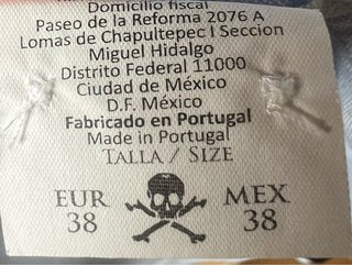 Camisa scalpers azul con cuadros