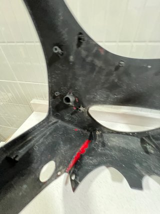 Carenado Frontal Yamaha Tzr negro