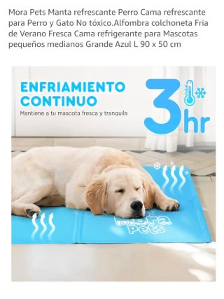 Esterilla Gel Refrescante Perro XL