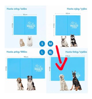 Esterilla Gel Refrescante Perro XL