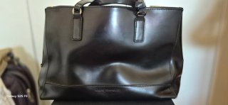 Lote 2 Bolsos Adolfo Dominguez Beige y Negro