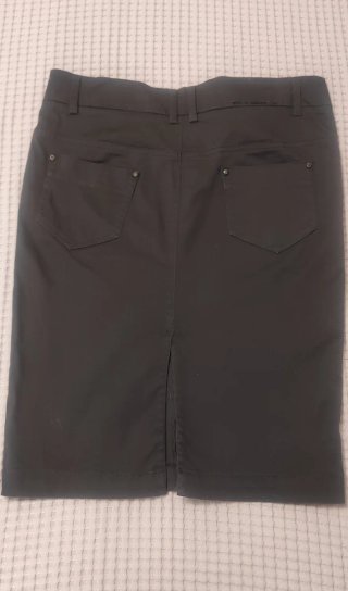 Falda Stradivarius Marrón Talla S