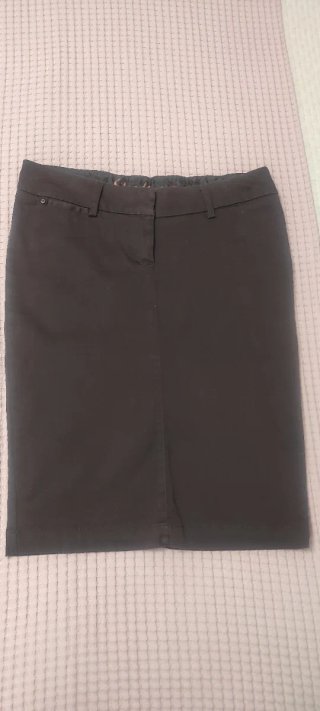 Falda Stradivarius Marrón Talla S