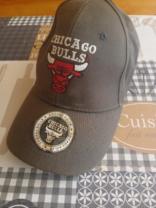 Gorra Chicago Bulls Gris