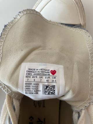 Converse x Comme des Garçons Gris
