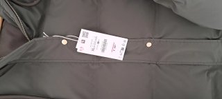 Anorak XL semilargo engomado khaki