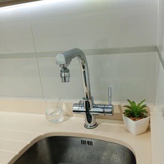 Muebles de Cocina Beige y Gris