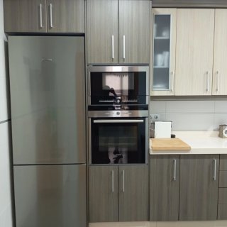 Muebles de Cocina Beige y Gris