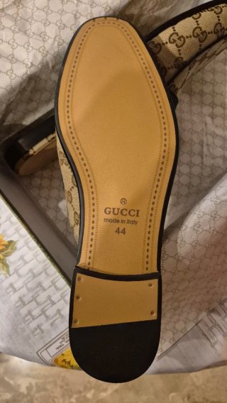 Mocassini Gucci Princetown Beige/Marrone