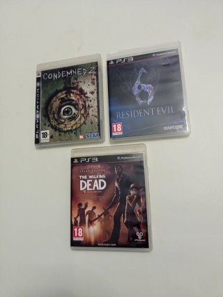 Lote 3 Juegos PS3: Condemned 2, Resident Evil 6, T