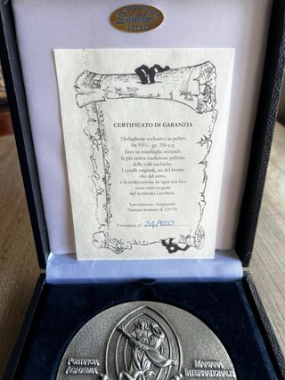 Medalla Vaticano Pontificia Academia Mariana