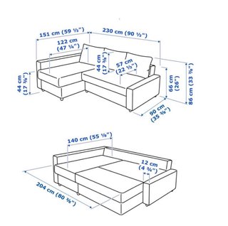 Sofá Cama Chaise Longue Gris