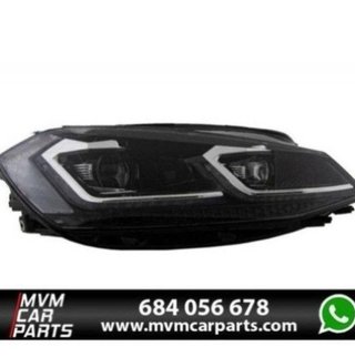 Faros delanteros Led para VW Golf 7.5 Facelift con