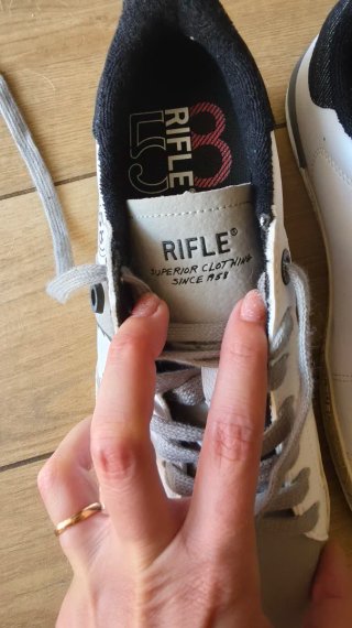 Scarpe Rifle Uomo Bianco/Grigio Taglia 41