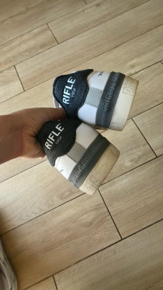 Scarpe Rifle Uomo Bianco/Grigio Taglia 41